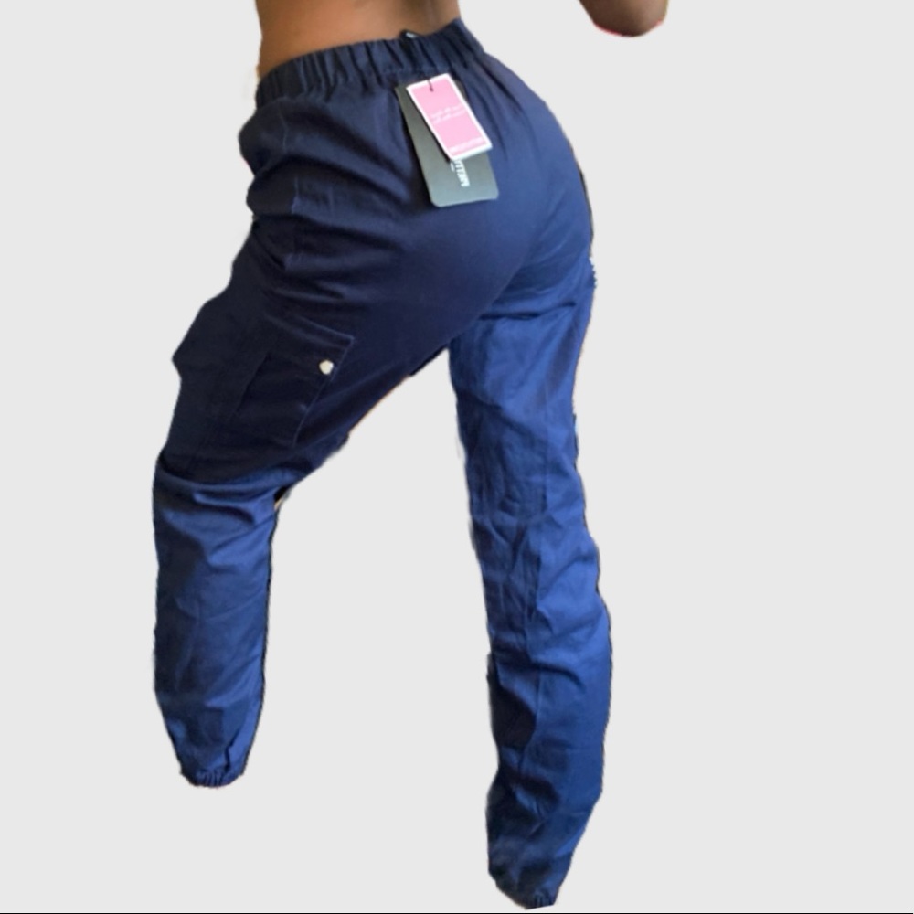 NWT Navy Cargo Pants